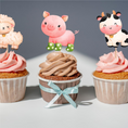 Load image into Gallery viewer, Farm Cupcake Toppers Set