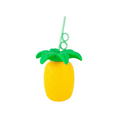 Load image into Gallery viewer, Fruit Shaped Beach Tumbler with Twisty Straw