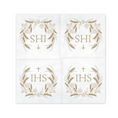 Load image into Gallery viewer, Holy Communion Napkins - "IHS" Inscription Set