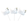 Load image into Gallery viewer, Swan Theme Cupcake Toppers Set