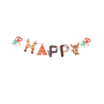 Load image into Gallery viewer, Woodland Animal Birthday Banner