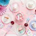 Load image into Gallery viewer, Unicorn Star Theme Paper Plates Set