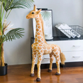 Load image into Gallery viewer, Realistic Giraffe Plush Toy