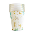 Load image into Gallery viewer, Gold Letter Oh Baby Paper Cups Set