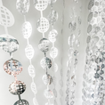 Load image into Gallery viewer, Shiny Silver Disco Ball Foil Curtain