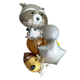 Load image into Gallery viewer, Raccoon Shaped Foil Balloon