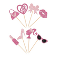 Load image into Gallery viewer, Barbie Theme Cup Cake Toppers Set