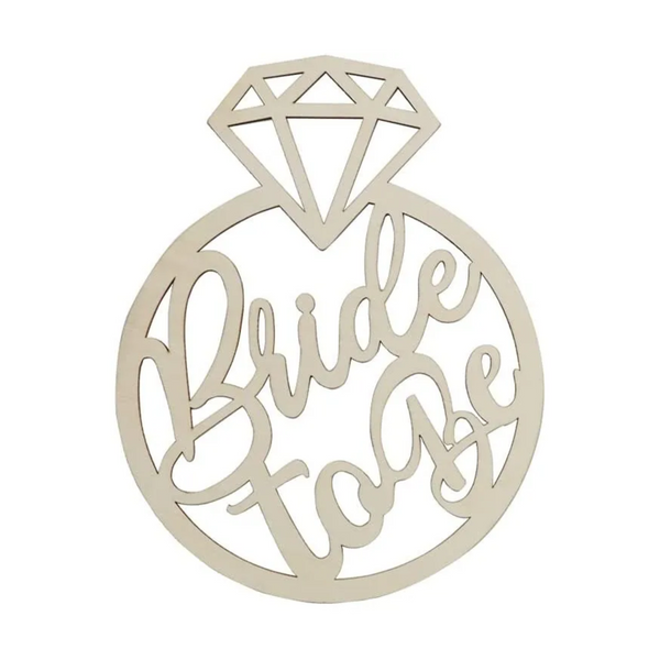 Bride To Be Diamond Wooden Sign