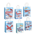 Load image into Gallery viewer, Airplane Theme Birthday Party Candy Gift Bags Set