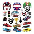 Load image into Gallery viewer, Race Car-Themed Photo Booth Props Set