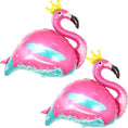 Load image into Gallery viewer, Giant Hot Pink Flamingo Foil Balloon