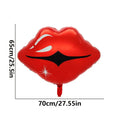 Load image into Gallery viewer, 1 Pc Helium Red Lips Foil Balloon
