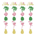 Load image into Gallery viewer, Flamingo Theme Cupcake Toppers Set