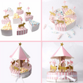 Load image into Gallery viewer, Pink Carousel Birthday Party Favor Boxes