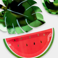 Load image into Gallery viewer, Watermelon Shaped Paper Plates Set