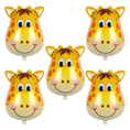 Load image into Gallery viewer, Animal Head Safari Foil Balloon (Giraffe Head)