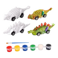 Load image into Gallery viewer, DIY TOYS Puzzle Painted Dinosaur PULL BACK CAR