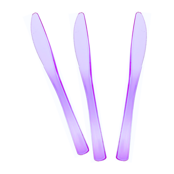 Neon Disco Party Theme Cutlery Set (Knives)