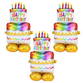 Load image into Gallery viewer, Happy Birthday Cake Balloon