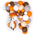 Load image into Gallery viewer, Fox Shaped Foil Balloon