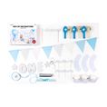 Load image into Gallery viewer, 1st Birthday Decorations Set - Blue and Silver Theme