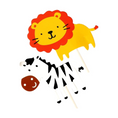 Load image into Gallery viewer, Safari Theme Cupcake Toppers Set