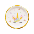 Load image into Gallery viewer, Gold Unicorn Theme Tableware Set