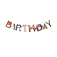 Load image into Gallery viewer, Woodland Animal Birthday Banner