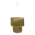 Load image into Gallery viewer, Glittering Gold Tinsel Chandelier