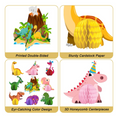 Load image into Gallery viewer, Cute Dinosaur Honeycomb Centerpieces Table Toppers Set