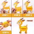 Load image into Gallery viewer, Woodland Animals Honeycomb Centerpieces Set