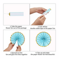 Load image into Gallery viewer, Pink Hanging Paper Fans Decoration Kit