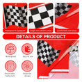 Load image into Gallery viewer, Checkered Race Car Tablecloth