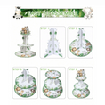 Load image into Gallery viewer, 3-Tier Jungle Animals Cupcake Stand