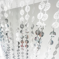Load image into Gallery viewer, Shiny Silver Disco Ball Foil Curtain