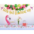 Load image into Gallery viewer, Let's Get Flocked Up Gold Glitter Banner