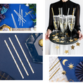 Load image into Gallery viewer, Golden Shimmer Paper Straws Set