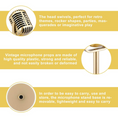 Load image into Gallery viewer, Vintage Theme Microphone Props Set