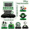 Load image into Gallery viewer, Football Theme Honeycomb Paper Ornaments Set