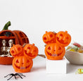 Load image into Gallery viewer, LED Light Mini Pumpkin Hanging Ornament