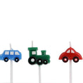 Load image into Gallery viewer, Transport Theme Car Cake Candles