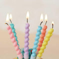 Load image into Gallery viewer, Rainbow Spiral Candle