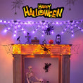 Load image into Gallery viewer, LED Light Spiderweb Garland 1pc (Purple)