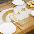 Load image into Gallery viewer, 1pc Ramadan Table Runner, Moon Star Print