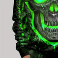 Load image into Gallery viewer, Boy's Spooky Skull Graphic Hooded Sweatshirt - Size 9|10 Years