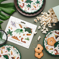 Load image into Gallery viewer, Dinosaur Adventure Party Paper Plates Set