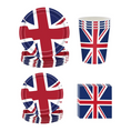 Load image into Gallery viewer, British Flag Theme Tableware Set