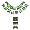 Load image into Gallery viewer, Happy Birthday Gaming Garland & Balloons Set