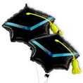 Load image into Gallery viewer, Graduation Huge Black Cap Balloon