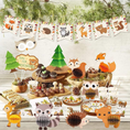 Load image into Gallery viewer, Woodland Animals Honeycomb Centerpieces Set